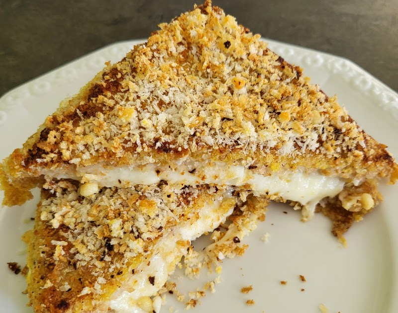 Mozzarella in carrozza façon cacio e pepe de Simone Zanoni