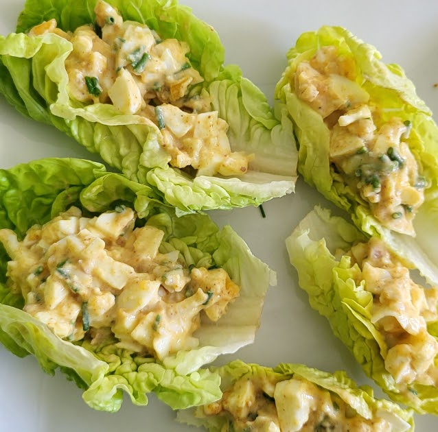 Barquettes de salade aux œufs