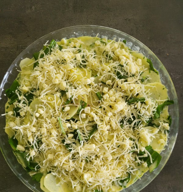 Gratin de pommes de terre à l'ail des ours