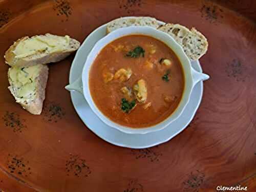 Bloody Mary soupe aux moules