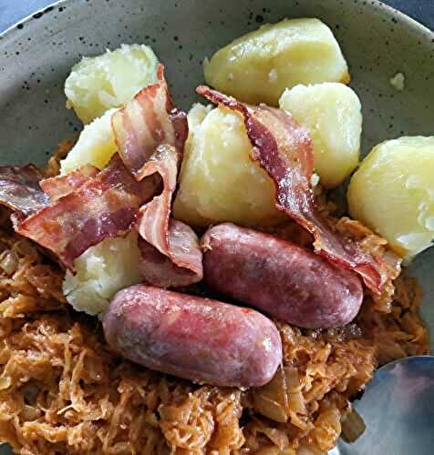 Choucroute à la hongroise au paprika et à la crème