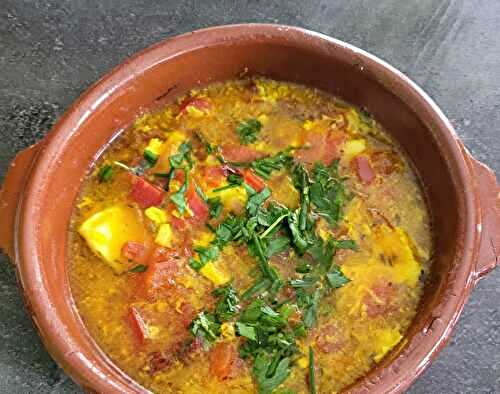 Caldo de ovos - une soupe du Cap Vert