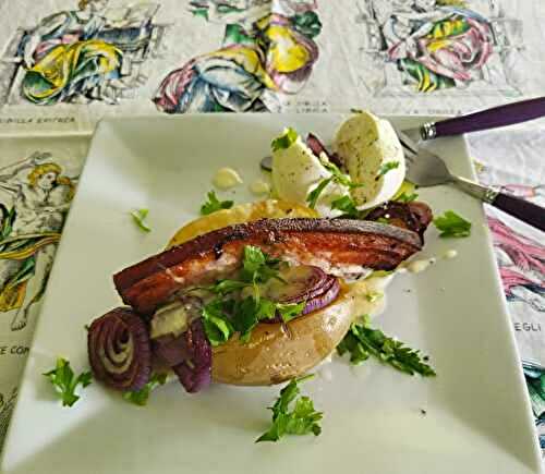 Pommes de terre sauce au parmesan