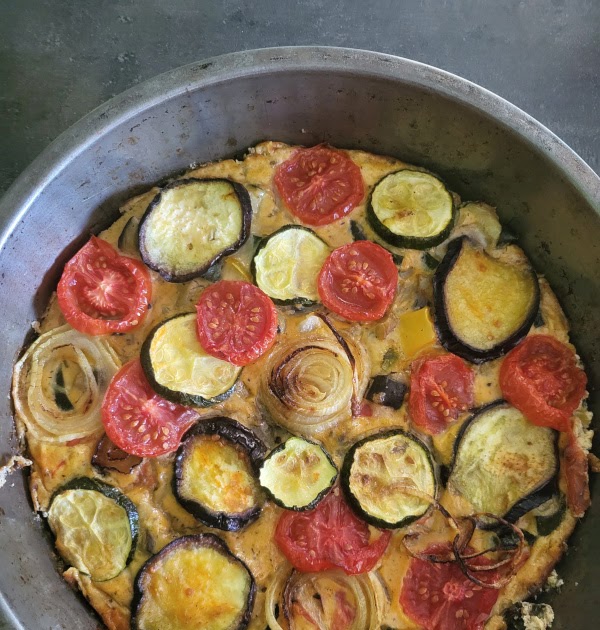 Flan Provençal aux légumes d'été