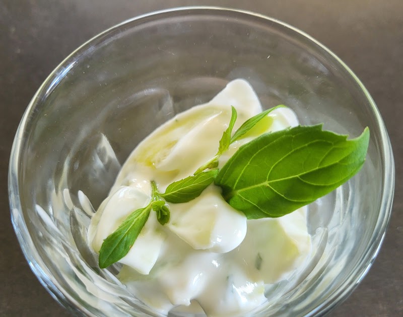 Salade de concombre au yaourt