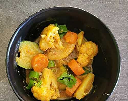 Curry crémeux de légumes