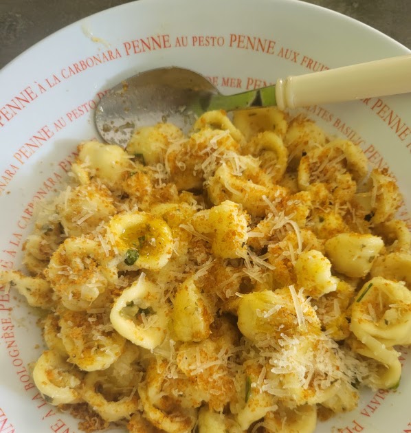 Orecchiette au chou-fleur et chapelure