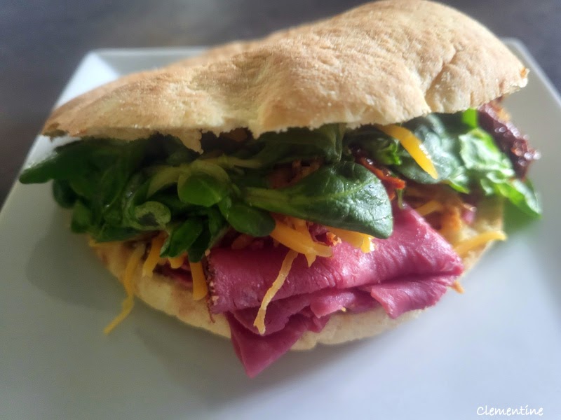 Puccia au pastrami