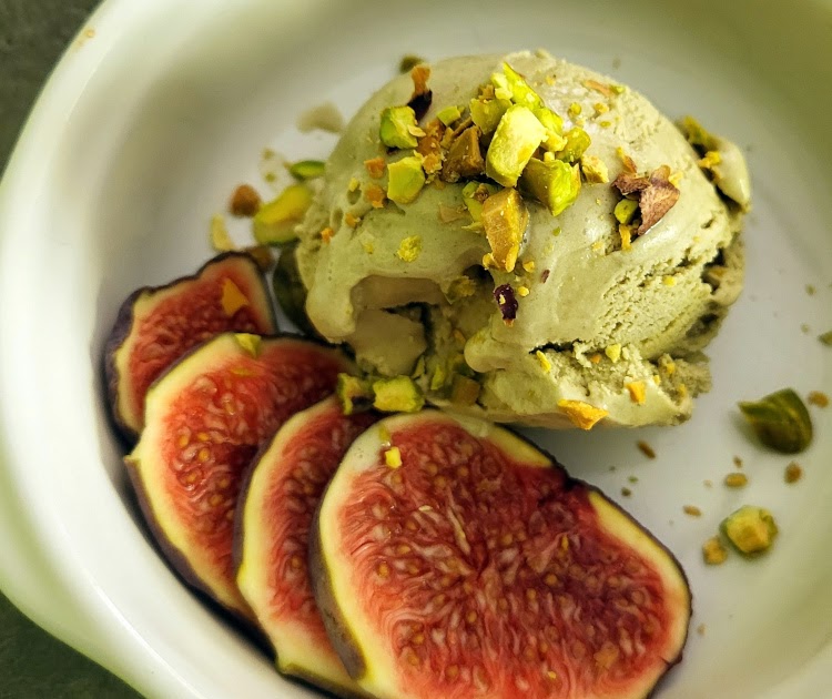 Glace au thé matcha