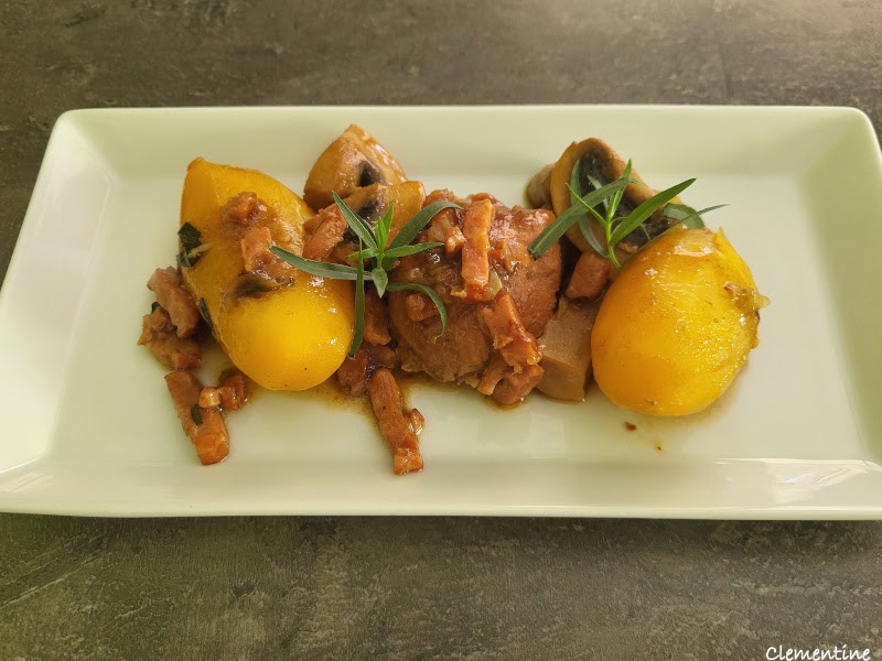 Le Sot l'y laisse à l'estragon et aux pommes de terre ratte