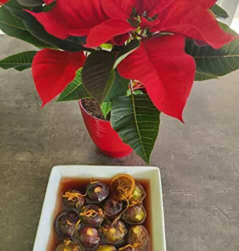 Figues pochées aux épices