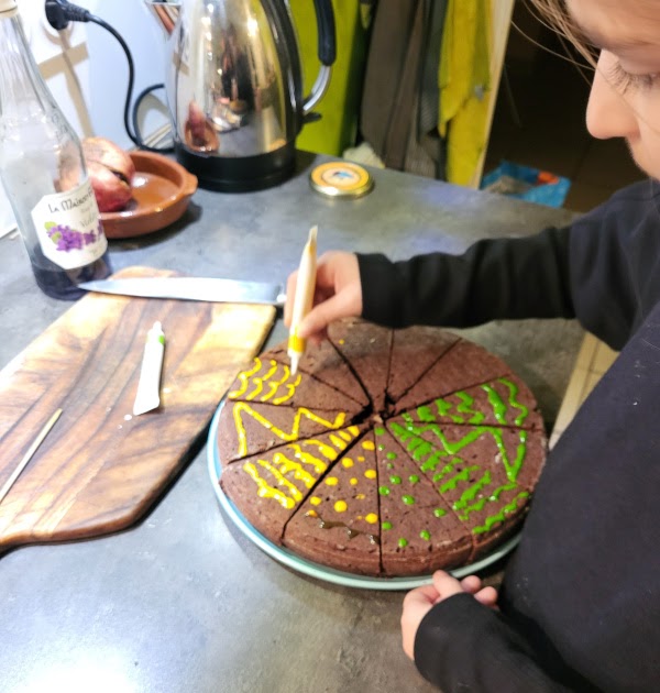 Gâteau sapin de Noël