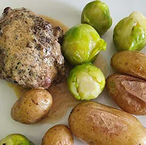 Pavé de cerf au poivre et whisky