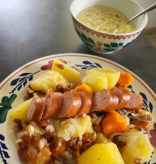 Vijfschaft à la sauce à la moutarde - Plat régional néerlandais