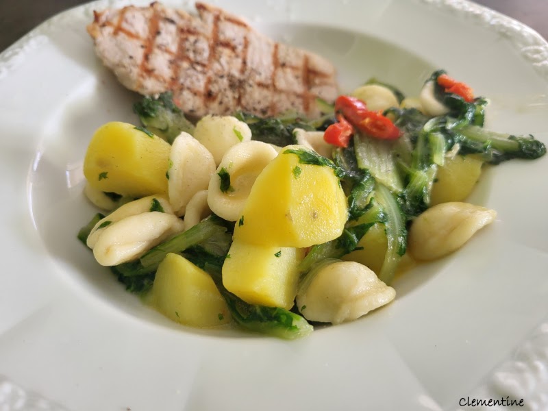 Pâtes à la catalogna et aux patates d'Annick Jeanmairet