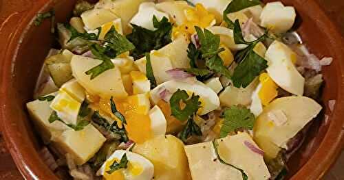Salade de pommes de terre - Recette Anti-gaspi