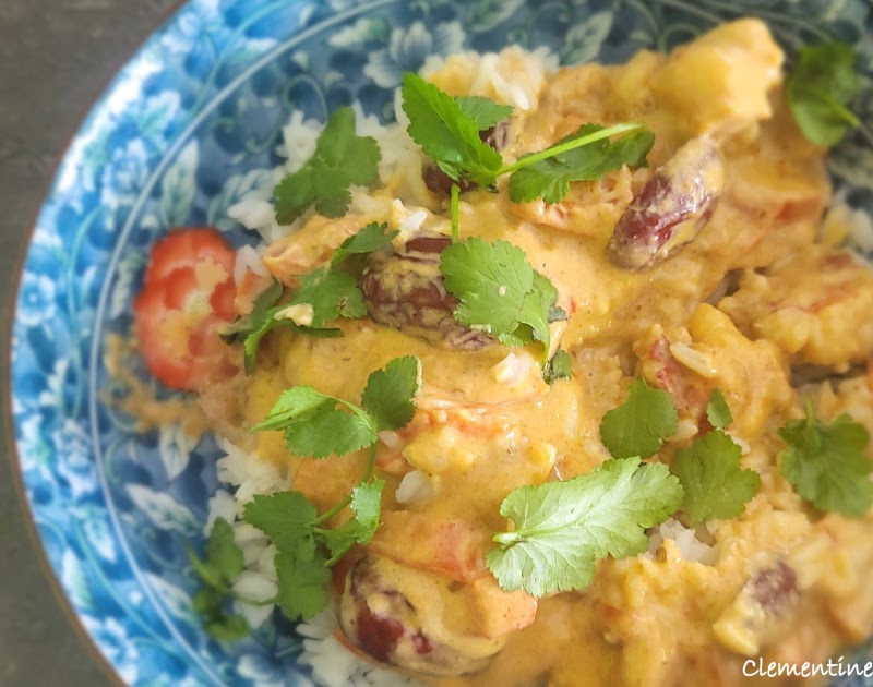 Curry de homard aux poivrons