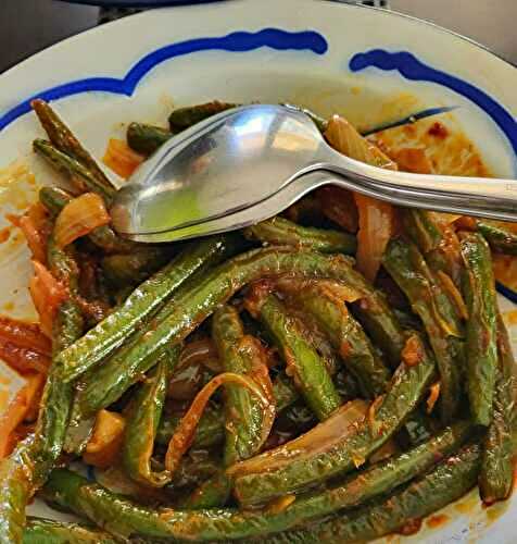 Haricots verts sambal goreng