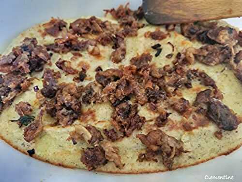 Parmentier de canard à la purée de topinambours