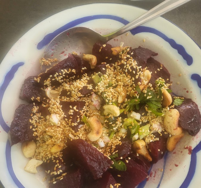 Salade de betteraves asiatique