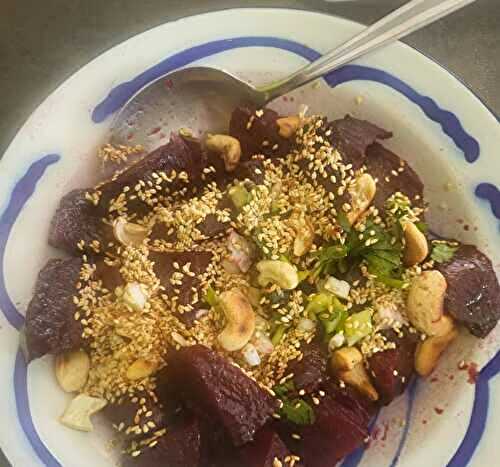 Salade de betteraves asiatique