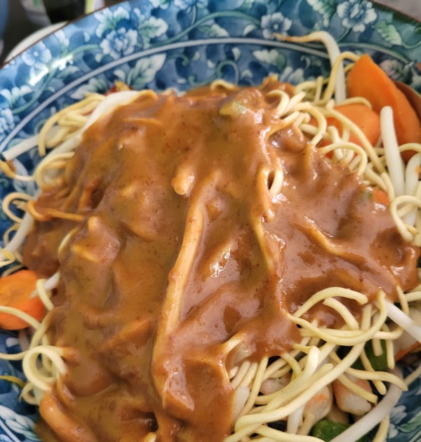 Salade de mie aux légumes