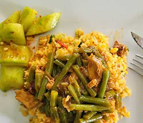 Haricots verts sajoer - plat indonésien