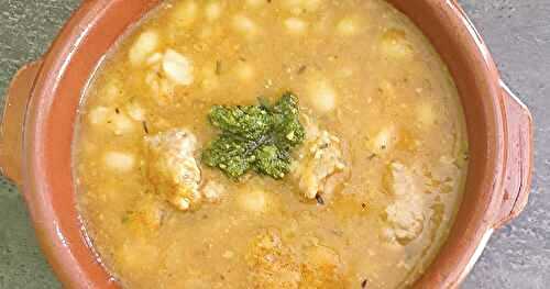 Soupe de haricots blancs aux palourdes  de Ferran Adrià