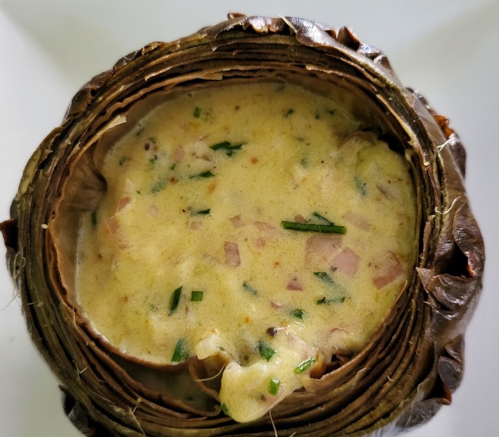 Artichaut vinaigrette des Gourmandises de Loubna