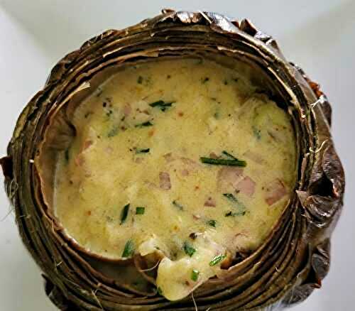 Artichaut vinaigrette des Gourmandises de Loubna