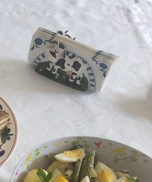 Salade de pommes de terre, haricots verts et œufs durs