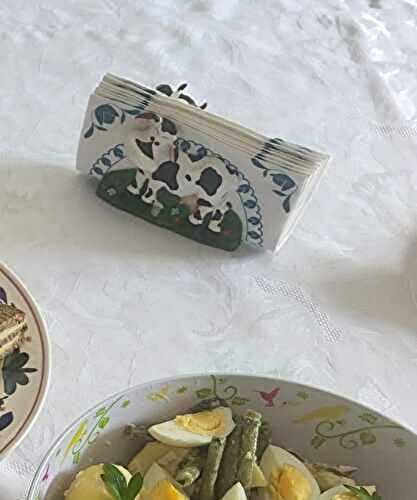 Salade de pommes de terre, haricots verts et œufs durs