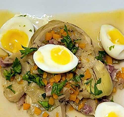 Artichauts à la barigoule provençale d'Albane  Auvray