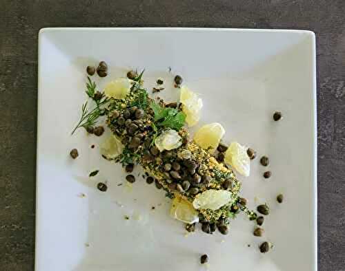 Saumon en croûte d'herbes