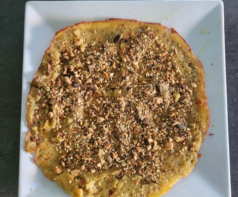 Farinata (socca italienne) au dukkah