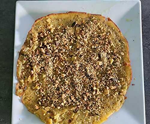 Farinata (socca italienne) au dukkah