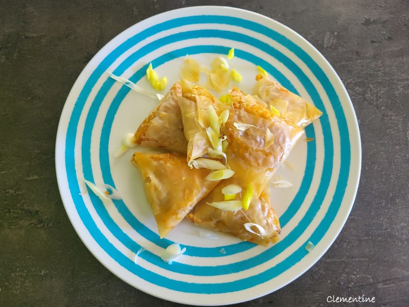 Samoussas au kimchi et fromage
