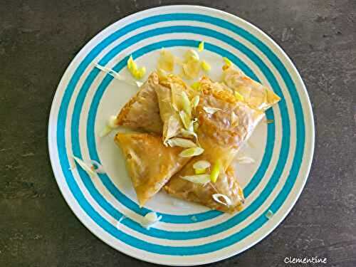 Samoussas au kimchi et fromage