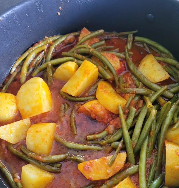 Fasolakia Freska - Casserole de haricots verts à la grecque
