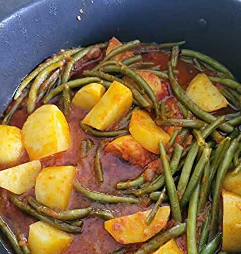 Fasolakia Freska - Casserole de haricots verts à la grecque