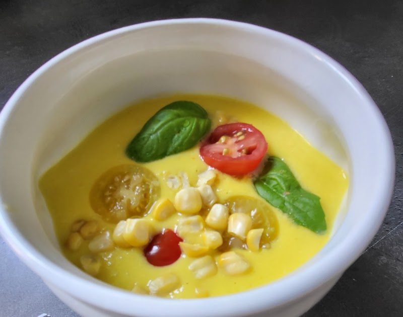 Gaspacho doux de maïs