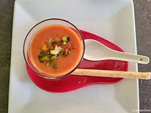 Gaspacho  du chef étoilé Christophe Pelé