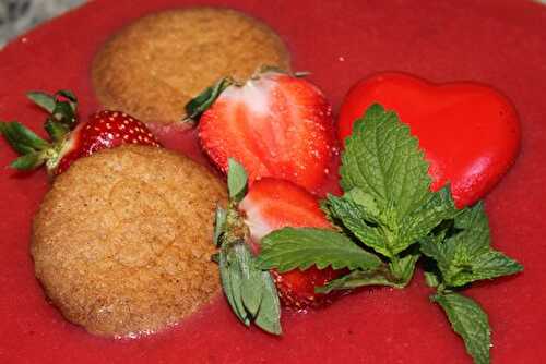 Bavarois à la fraise pour la fête des mamans