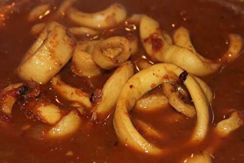 Calamars en sauce