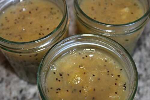 Confiture poires-banane-kiwis