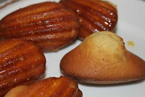 Madeleines glacées citron/orange saveur pain épices