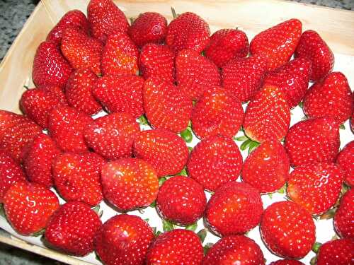 Salade de fraises de maman