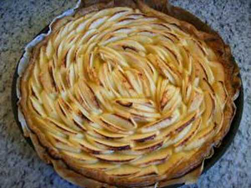 Tarte aux pommes "soleil"