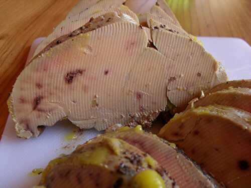 Terrine de foie gras au micro-ondes - Le blog de coriandre-et-cie