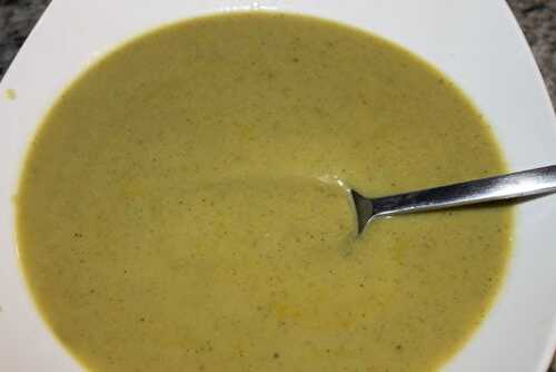 Velouté de courgettes au safran